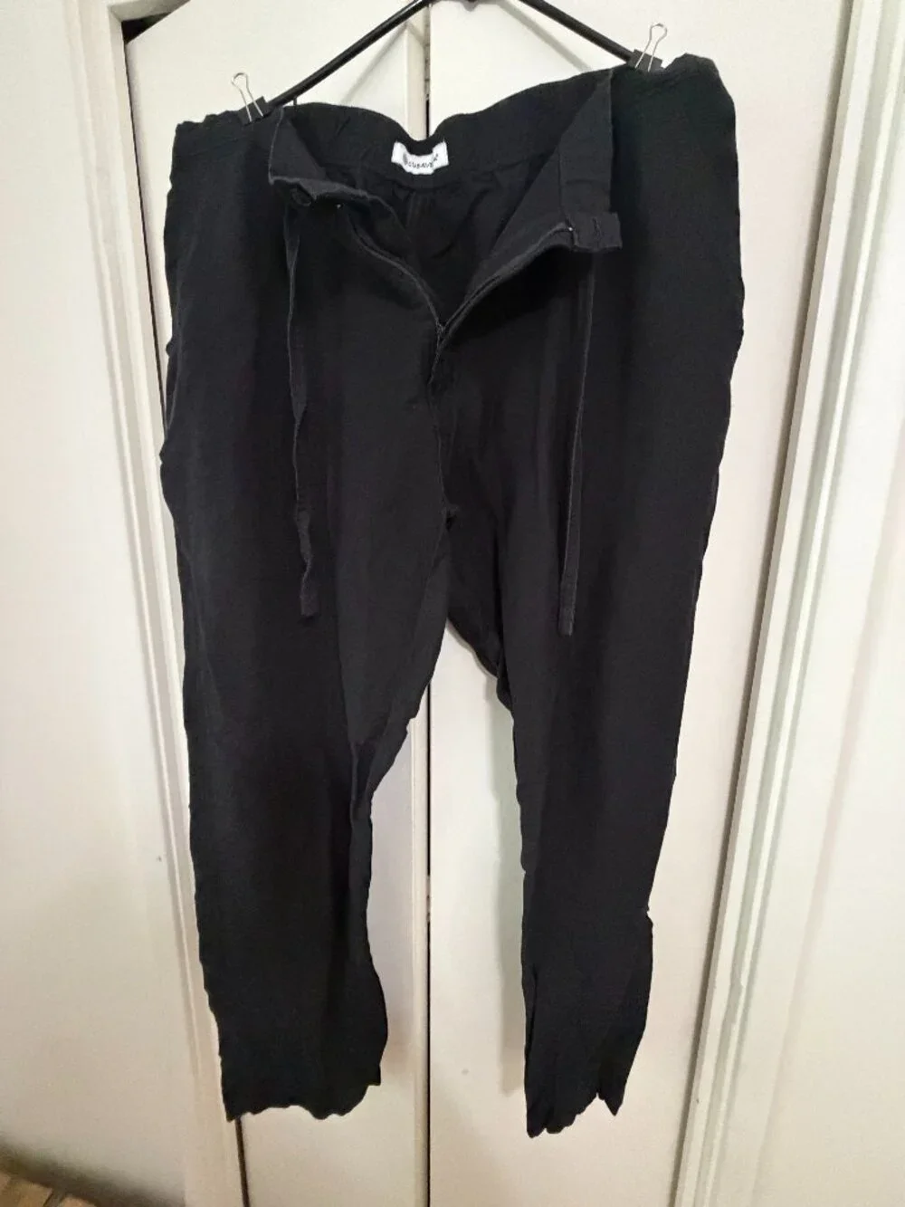 Men's XXL Cubavera Black Linen Pants